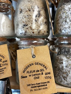 Fleur de Sel with Lemon & Chili Flakes